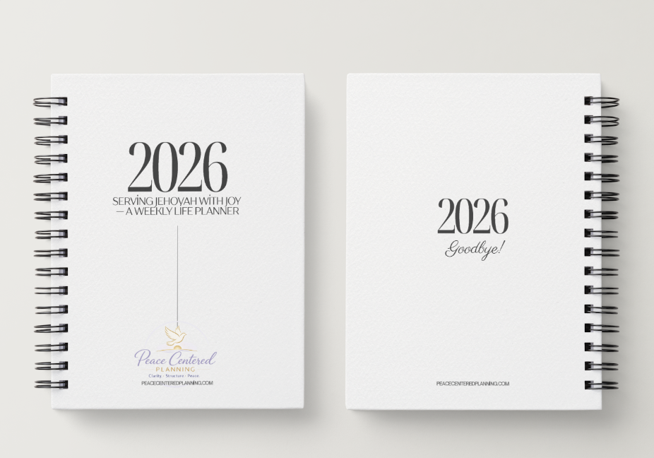 Peace-Centered Life Planner